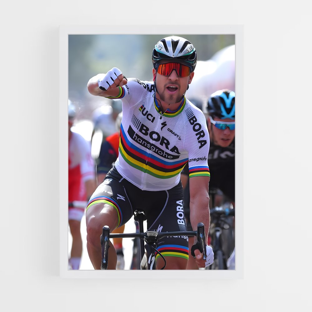 Poster Cycliste en Pologne – affiche Cyclisme (vue 3)